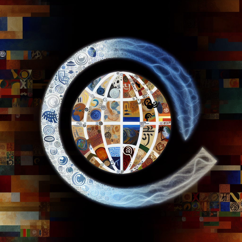 A creative illustration showing a brand message se